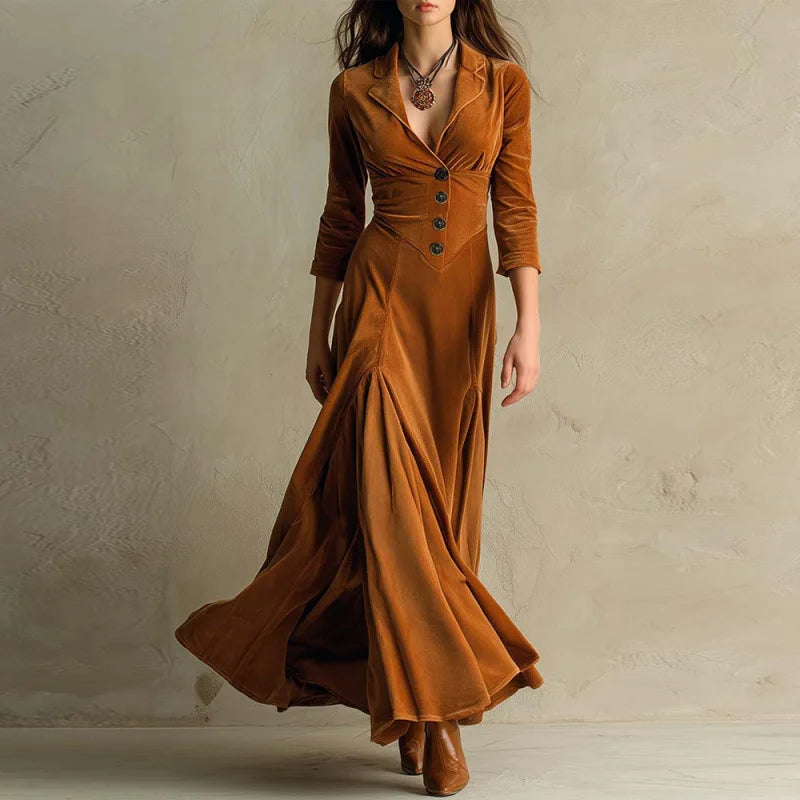 Classic Front Tie Maxi Dress