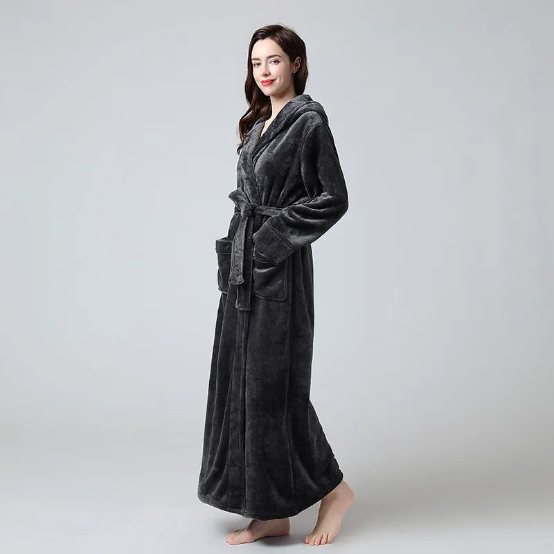 Lunara Women's Fleece Lounge Robe