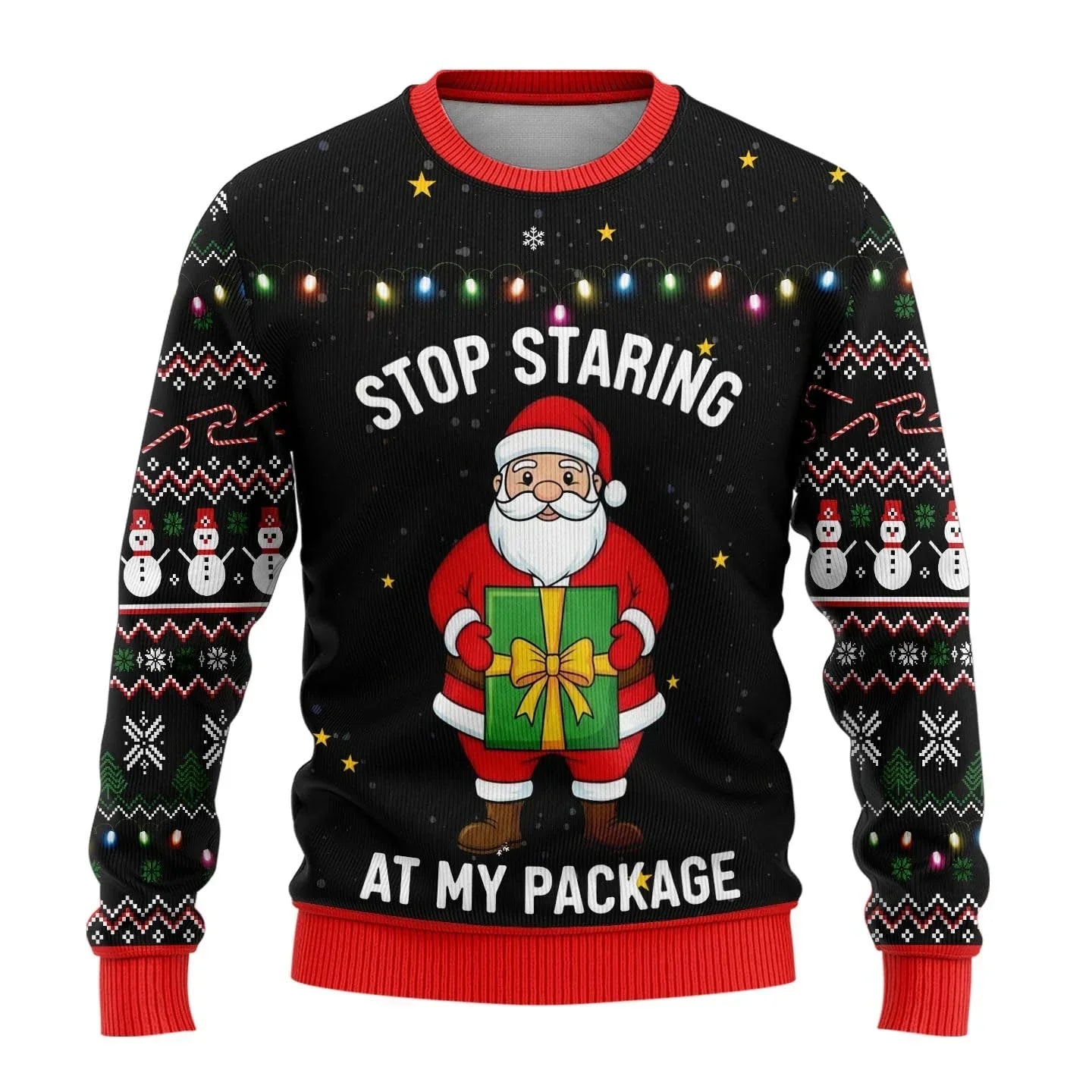 Men's Casual Graphic Spring Sweater