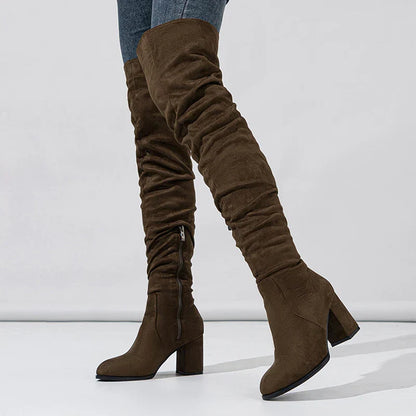 Trendy Women's High Knee High Boots