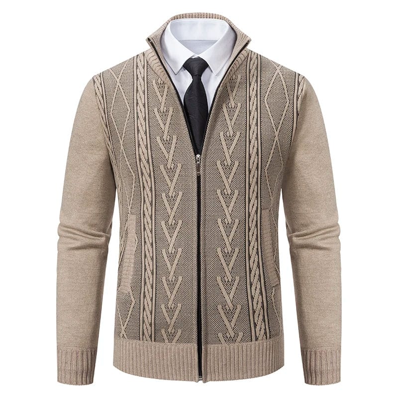 Classic Crew Neck Cable Sweater