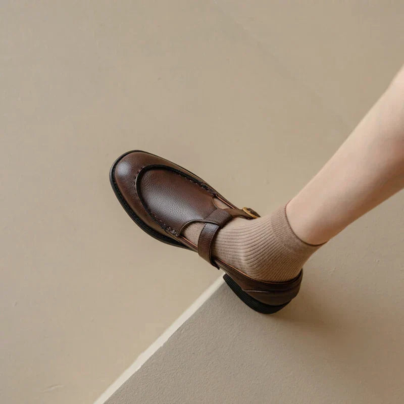 Vintage Style Women's Mary Jane Flat Shoes