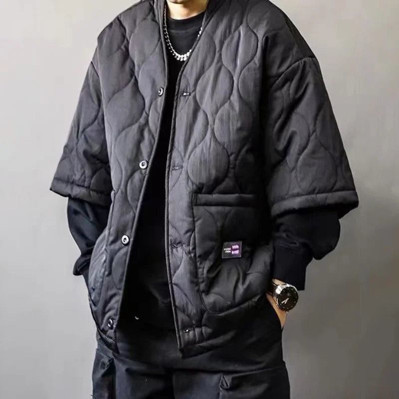 Takeshi Quilted Jacket becomes: Takeshi Men's Quilted Jacket - VibreMode