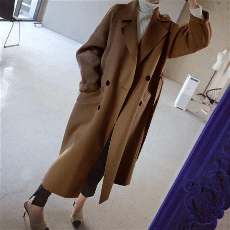 Women's Wool Coat Warm Winter Outerwear