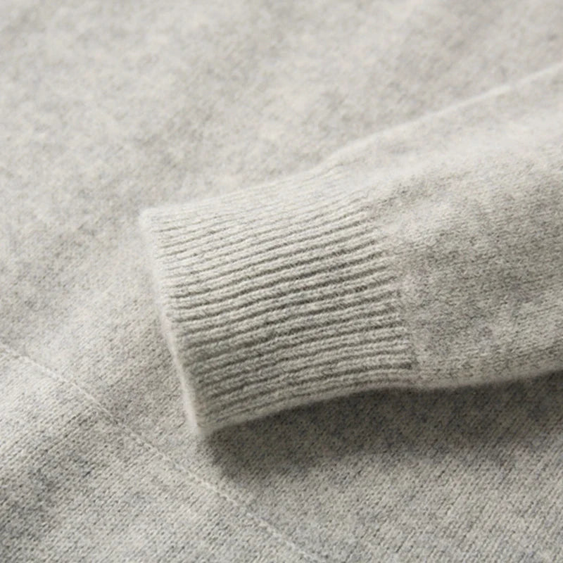 Luxury Pure Cashmere Hooded Sweater