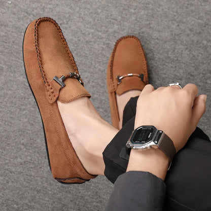 Luxurious Leather Slip On Shoes