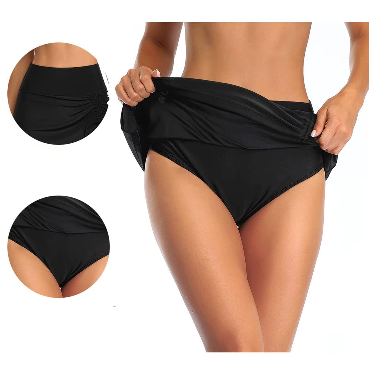 Women's High Waist Swim Skirt