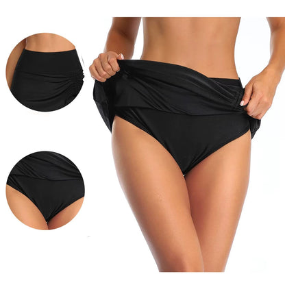 Women's High Waist Swim Skirt