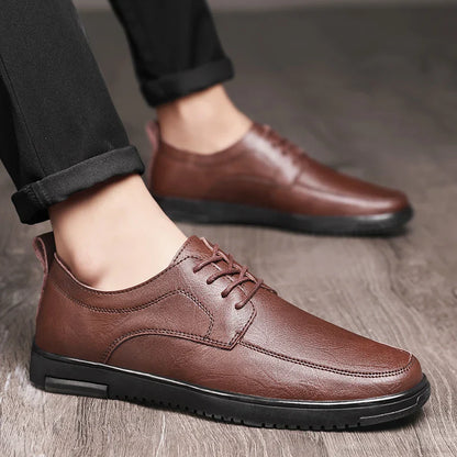 Brown Real Leather Shoes