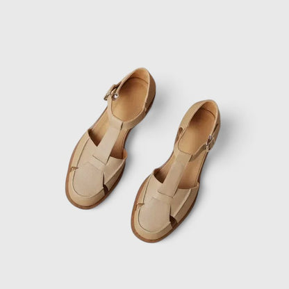 Women's Mary Jane Sandals Closed Toe Low Heel