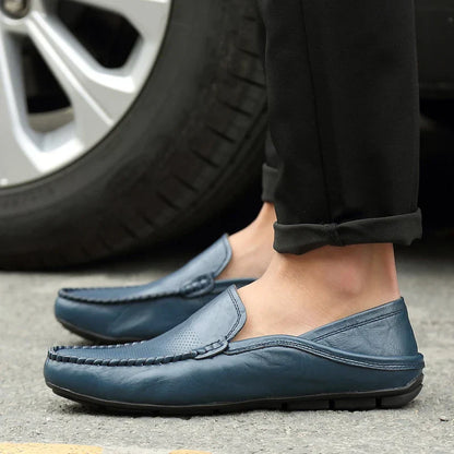 Comfortable Mens Leather Slip On Shoes