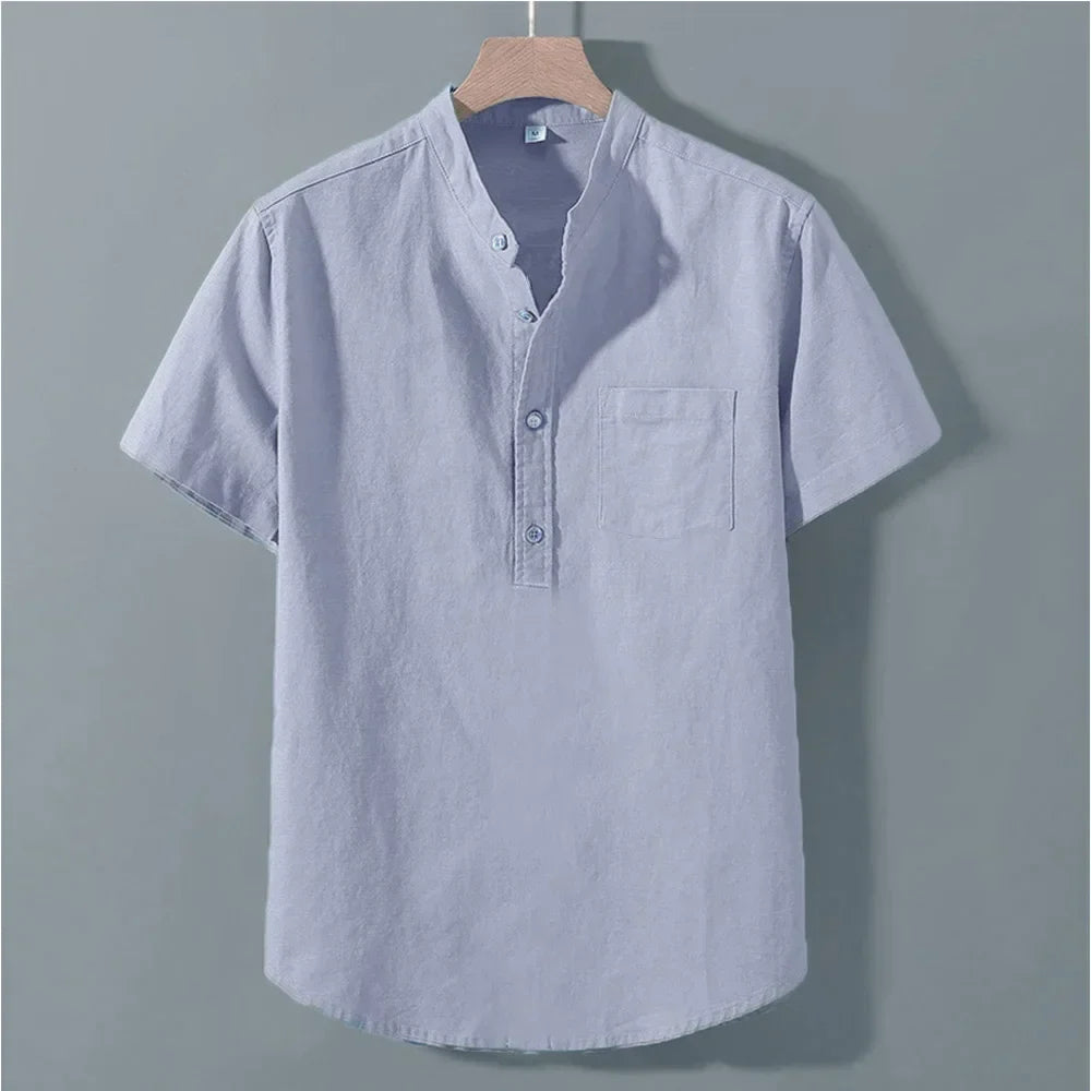 Breathable Casual Cotton Tee Shirt