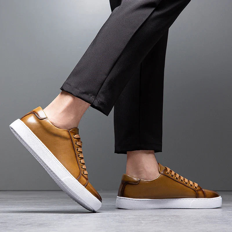 Authentic Real Leather Running Shoe