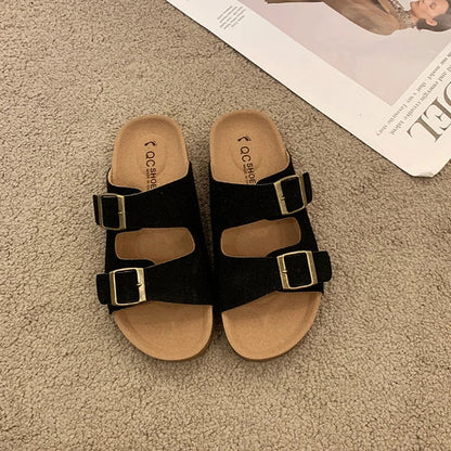 Solange Women's Cushioned Buckle Sandals