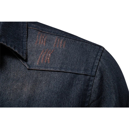 Mens Casual Short Sleeve Button Shirt