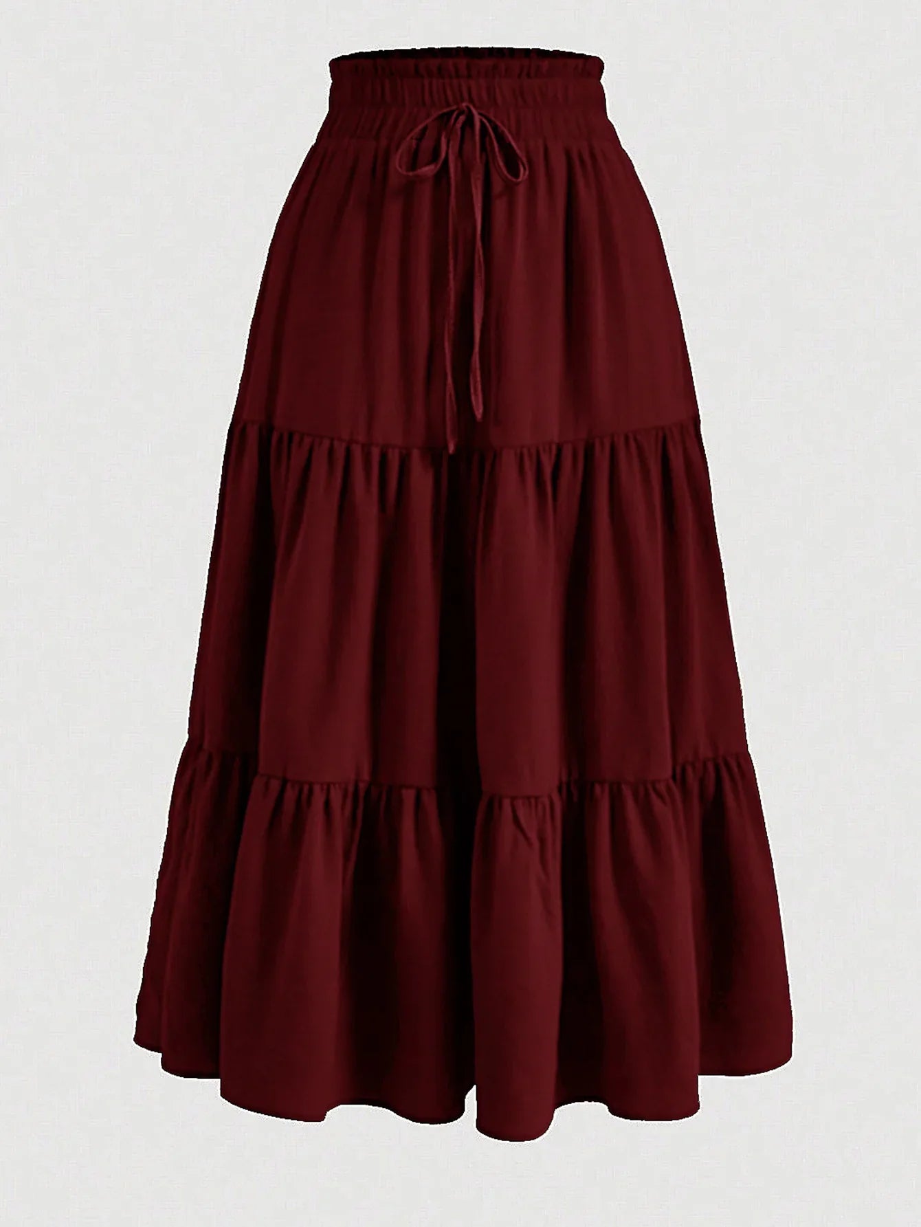 Women's Flowy A-Line Ruffle Skirt