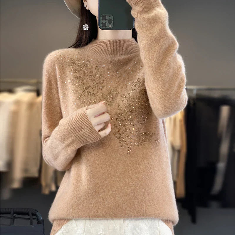 Decorative Knit Sweater