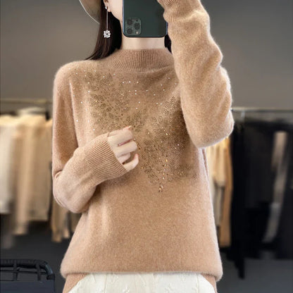 Decorative Knit Sweater