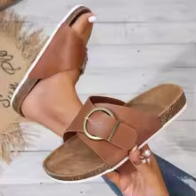 Comfortable Wide Strap Sandals