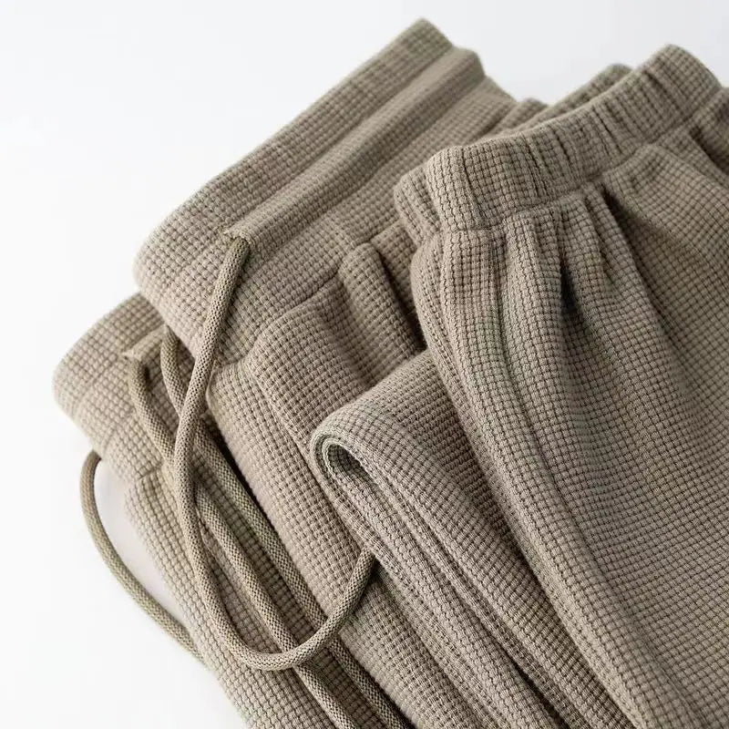 Waffle Knit Sweatpants - VibreMode