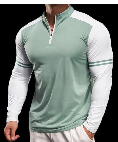 Men's Half-Zip Gym Shirt