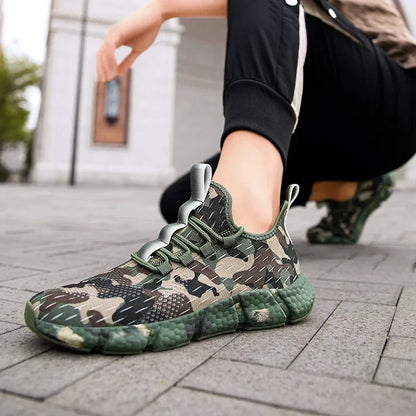 Army Green Camouflage Shoes