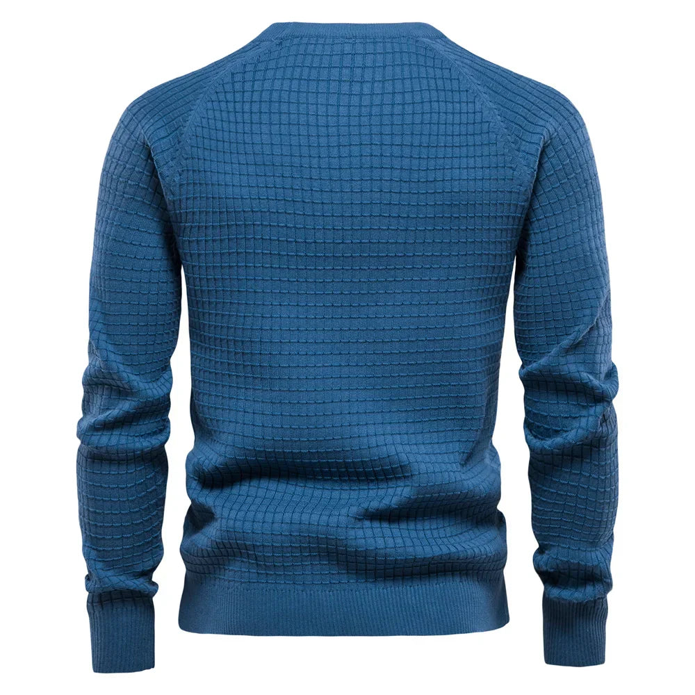 Classic Men's Patterned Crew Sweater