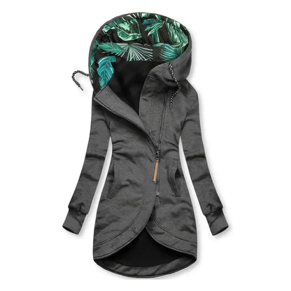 Women's Asymmetrical Hooded Jacket