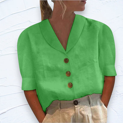 Women's Linen Blouse Elegant