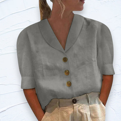 Women's Linen Blouse Elegant