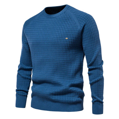 Classic Men's Patterned Crew Sweater