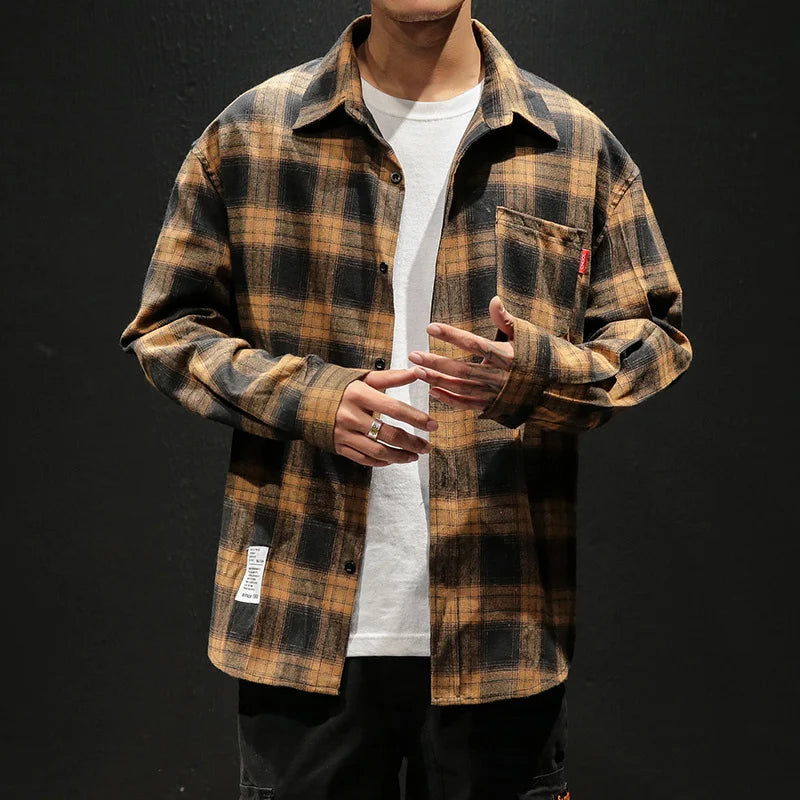 Soft Plaid Flannel Shirt