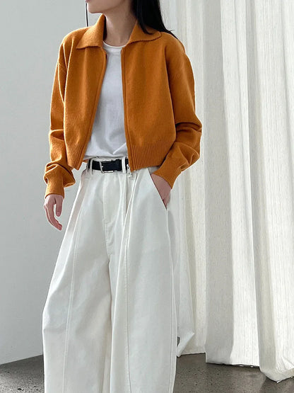 Women's Double Zip Knit Cardigan