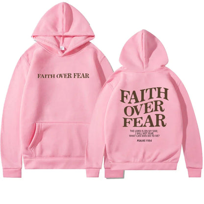 Women's Oversized Hoodie Bible Verse Print Sweatshirt