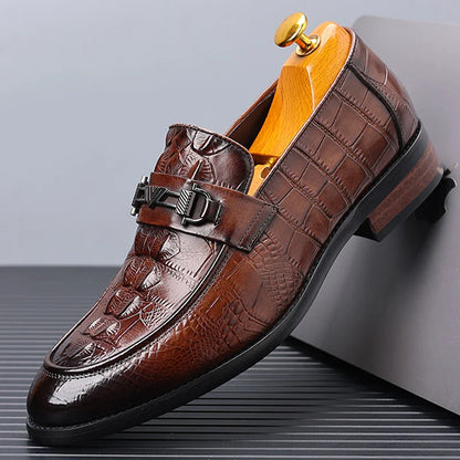Men's Leather Slip On Shoes