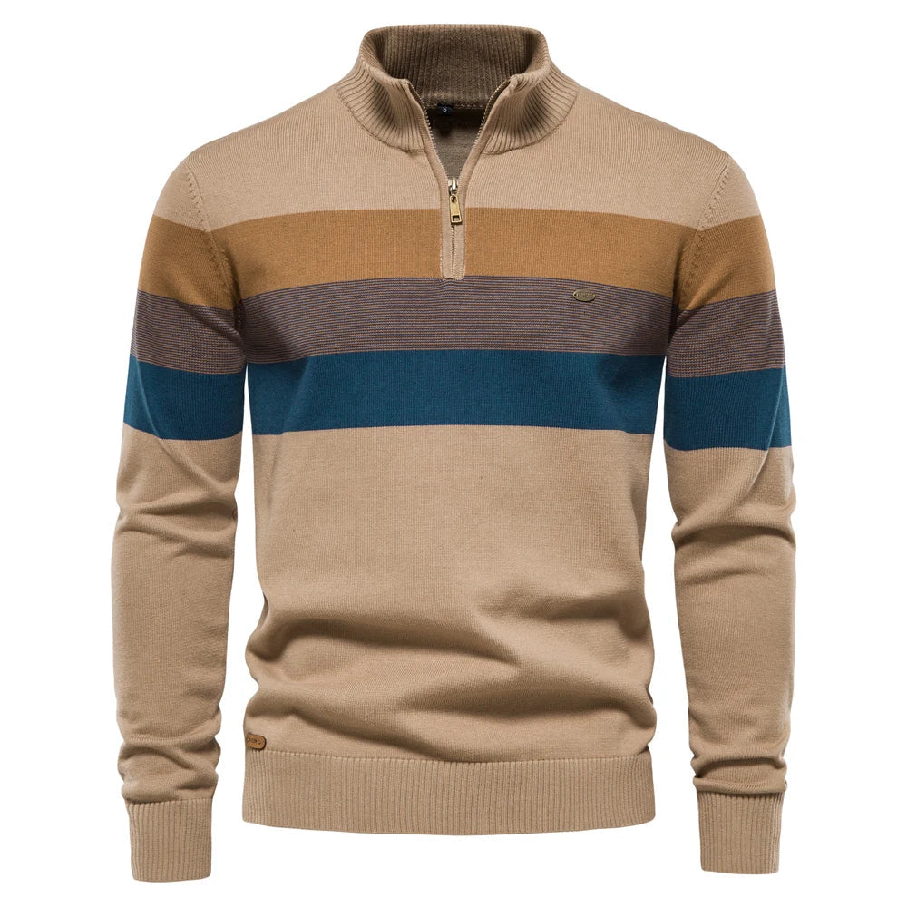 Velstren Men's Quarter Zip Fleece Pullover - VibreMode