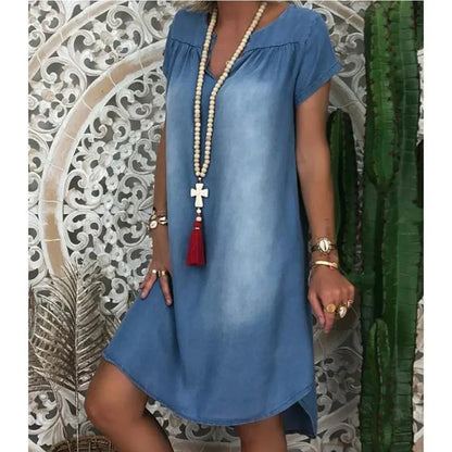 Women's Flowy Denim Dress