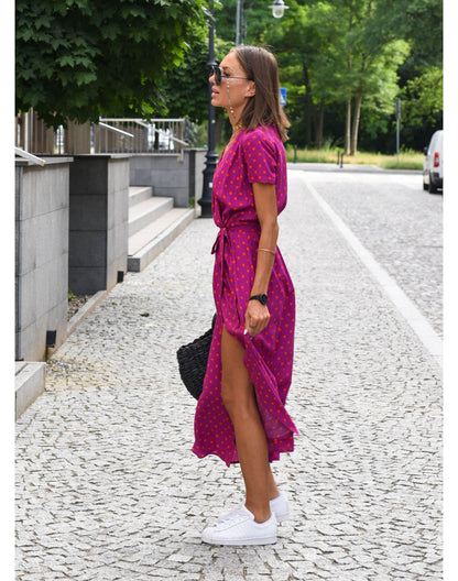 Women's Wrap Dress Tie Waist Belt