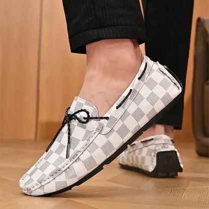 Classic Real Leather Slip On Shoes