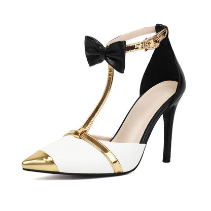 Elegant Ribbon High Heels