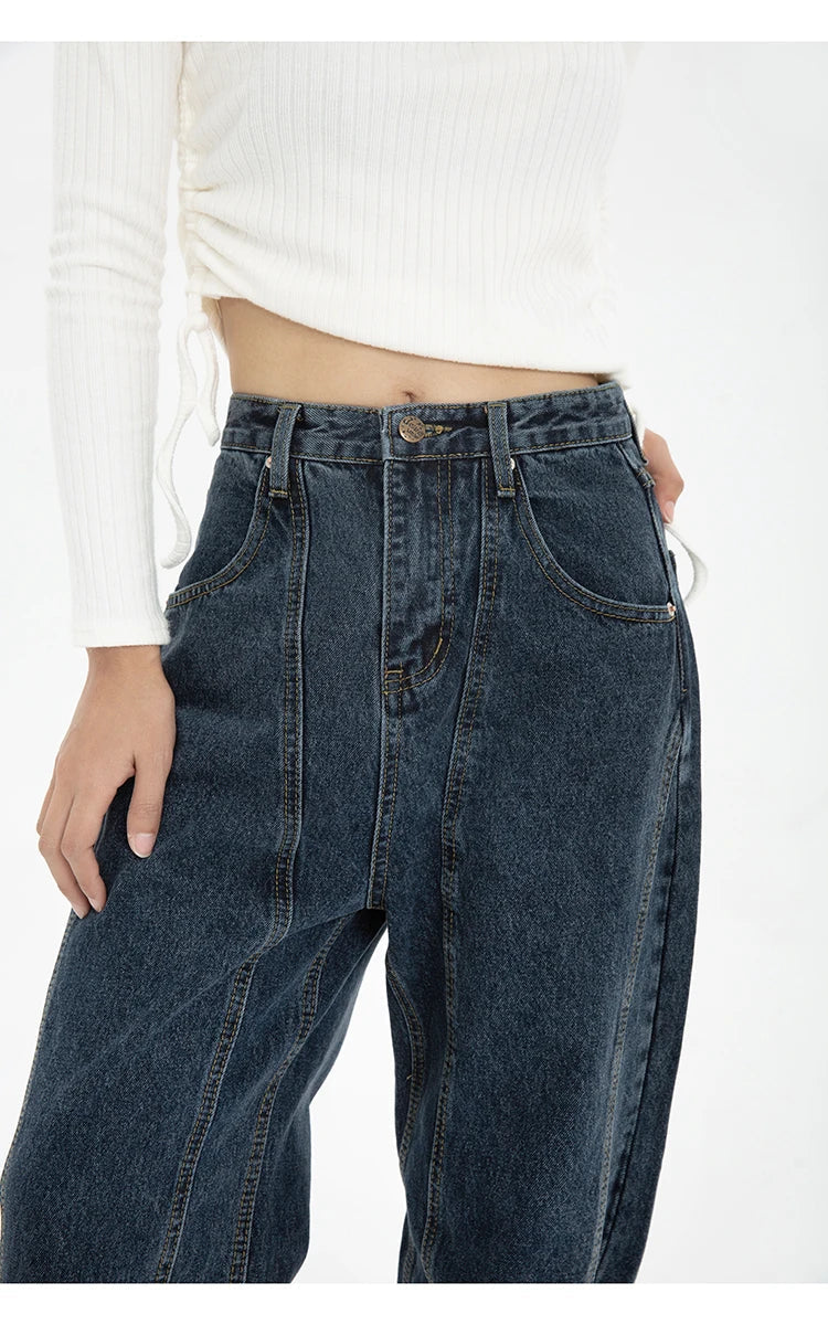 Classic Blue Straight Leg Jeans