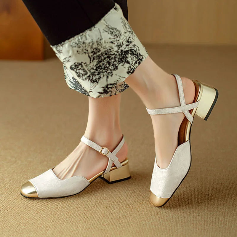 Elegant Low Heel Sandals
