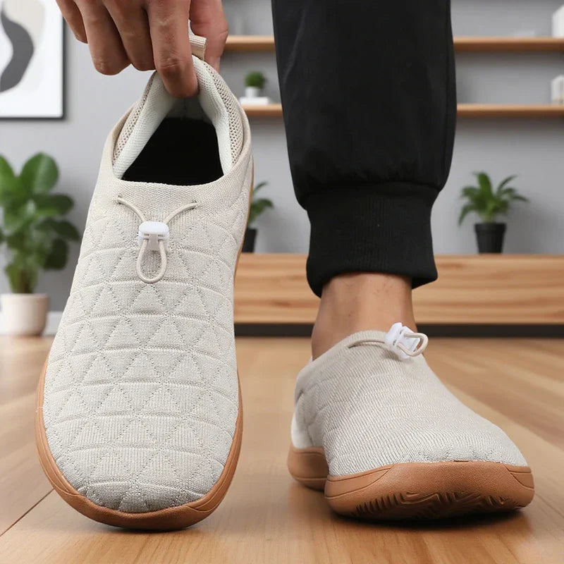 Men's Comfortable Zero Drop Running Shoes Lightweight Breathable Sneakers