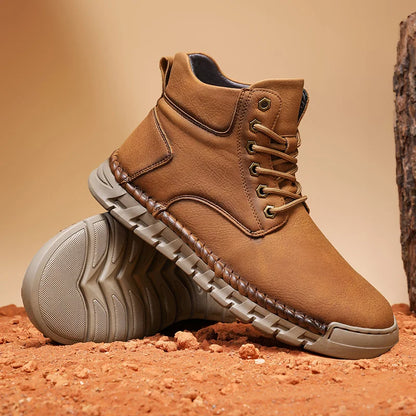 Rugged Mens Ankle Boots