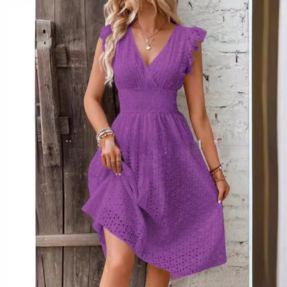 Women's Floral V-Neck Sundress