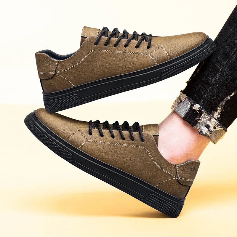 Authentic Real Leather Sport Shoes