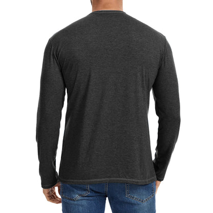 Men's Long Sleeve Henley Shirt