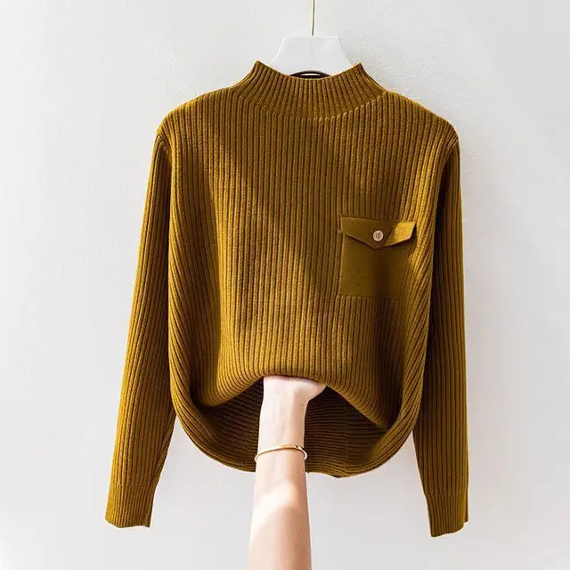 Elegant Women's Knit Pullover