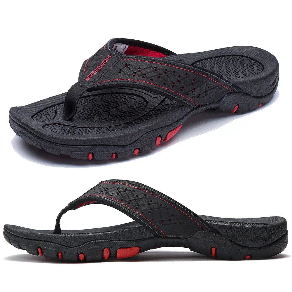 Comfortable Men's Sports Flip Flops with Arch Support Sandals