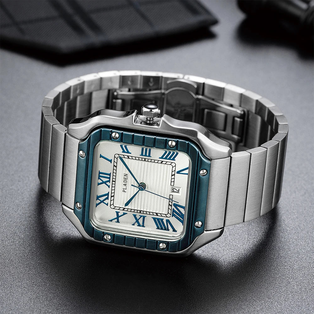 Elegant Leather Strap Watch